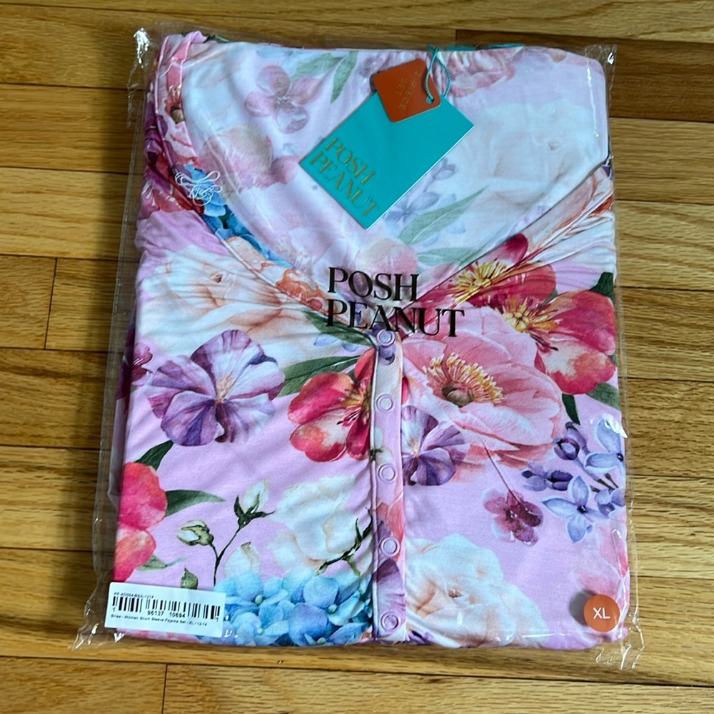 Posh peanut women’s short sleeve pajama set